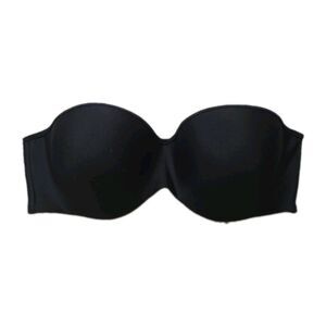 Sweet Nothings Black Strapless Convertible Bra 40C Padded Underwire EUC
